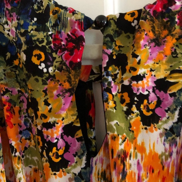 Cynthia Rowley Flower Maxi Dress size 8 - Picture 3 of 6